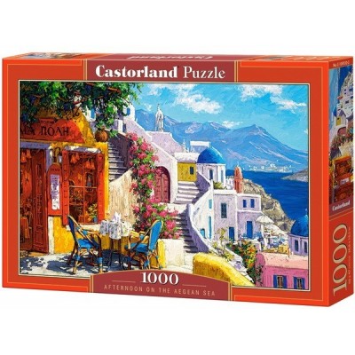 Mediterrán délután, 1000 darabos Castorland Puzzle