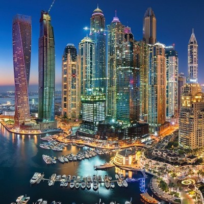 Felhőkarcolók - Dubai, 1500 darabos Castorland puzzle