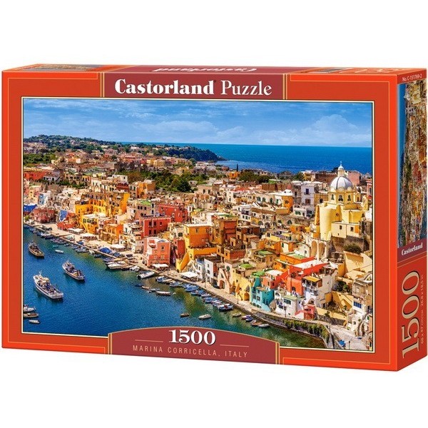 Marina Corricella - Olaszország, 1500 darabos Castorland puzzle
