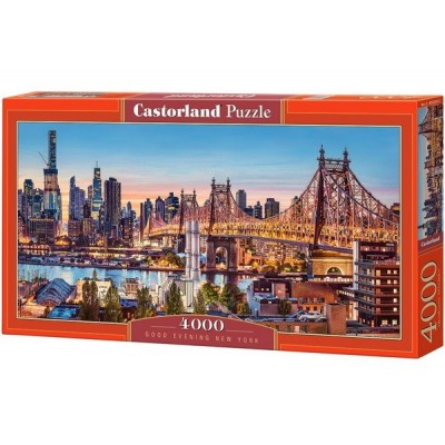 Jó estét New York, 4000 darabos Castorland Puzzle