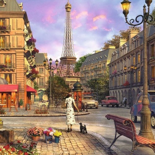 Séta Párizsban, 500 darabos Ravensburger puzzle