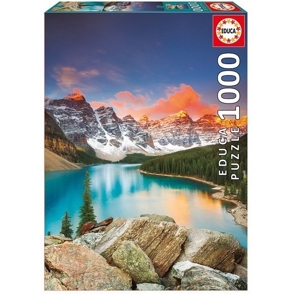Moraine-tó - Kanada, 1000 darabos Educa puzzle