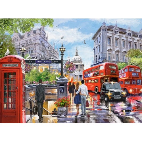 Spring in London, Castorland puzzle 2000 pc