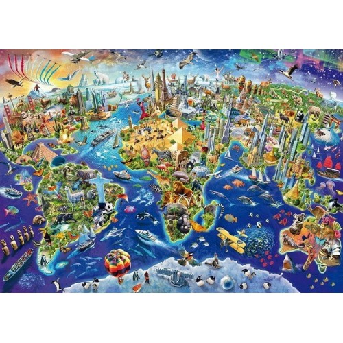 Discover the World, Schmidt puzzle, 1000 pcs