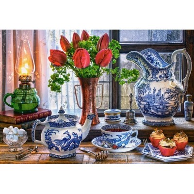 Still Life with Tulips, Castorland puzzle 1500 pc