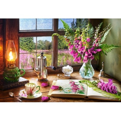 Still Life with Violet Snapdragons, Castorland Puzzle 1000 pc