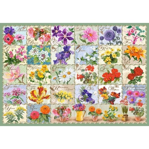 Vintage Floral, Castorland Puzzle 1000 pc