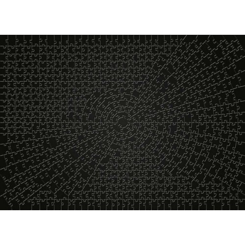 Ravensburger Krypt Puzzle - Fekete, 736 darabos kirakó