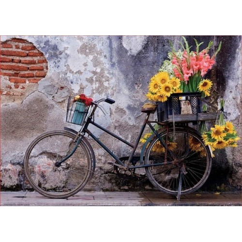 Bicycle with flowers, Educa Puzzle 500 pcs