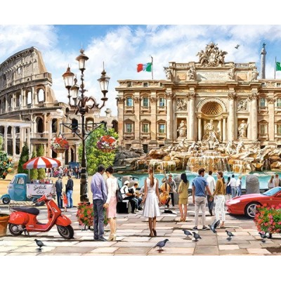 Pompázatos Róma, 4000 darabos Castorland Puzzle