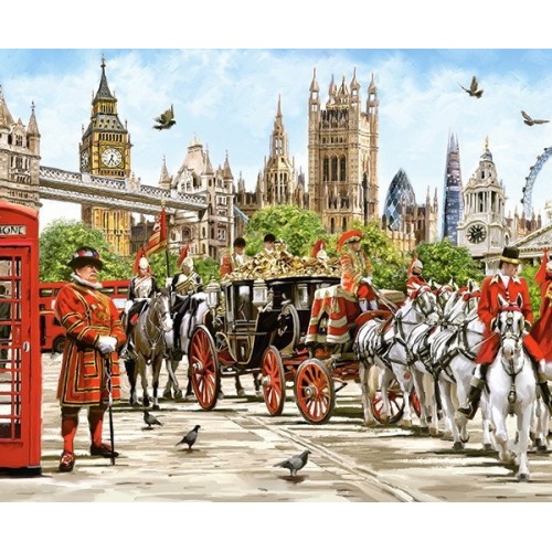 Londoni látványosságok, 4000 darabos Castorland Puzzle