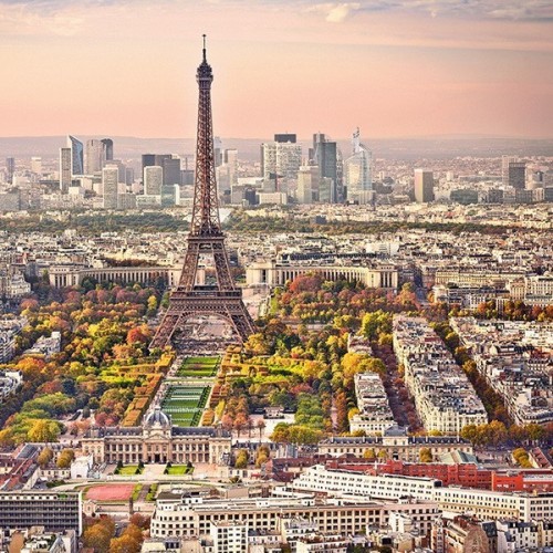 Párizs látképe, 1500 darabos Castorland puzzle