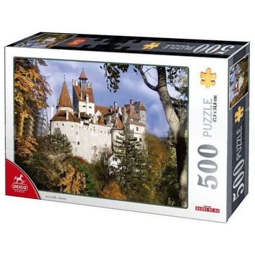 Bran kastély - Románia, 500 darabos Deico puzzle