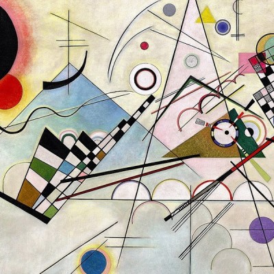 Kompozíció 8 - Wassily Kandinsky, 1000 darabos D-Toys puzzle