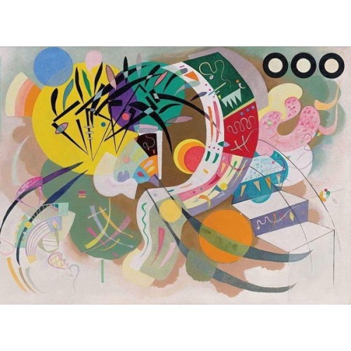 Dominant Curve - Wassily Kandinsky, D-Toys puzzle 1000 pc