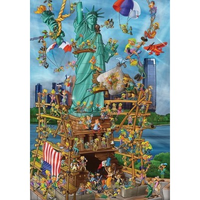 Szabadság-szobor - USA, 1000 darabos D-Toys puzzle