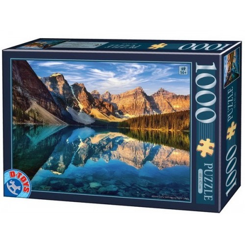 Moraine-tó - Banff Nemzeti Park, 1000 darabos D-Toys puzzle