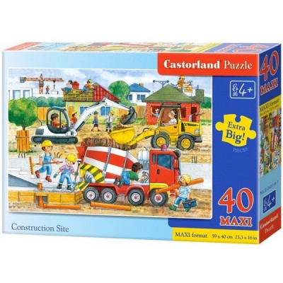 Építkezés, 40 darabos Castorland Maxi puzzle