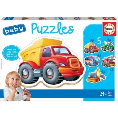 Educa Baba Puzzle, Járművek 3-4-5 darabos