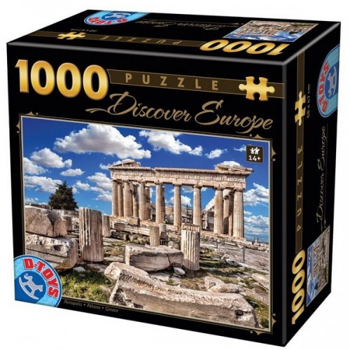 Akropolisz - Athén, 1000 darabos D-Toys puzzle