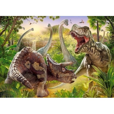 Dinosaur Battle, Castorland Midi Puzzle 180pc