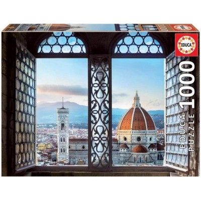 Kilátás Firenzére, 1000 darabos Educa puzzle