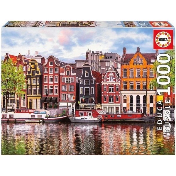 A "Táncoló házak" - Amszterdam, 1000 darabos Educa puzzle