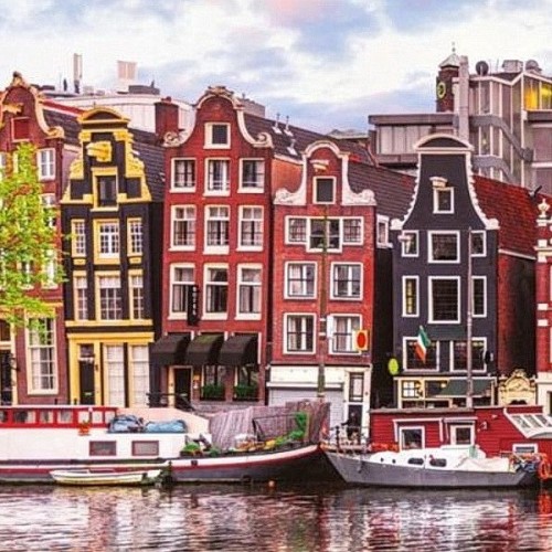 A "Táncoló házak" - Amszterdam, 1000 darabos Educa puzzle