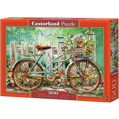 Virágpiacról hazaérve, 500 darabos Castorland puzzle