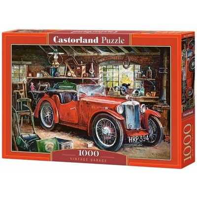 Vintage garázs, 1000 darabos Castorland Puzzle
