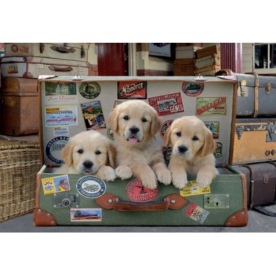 Puppies in the luggage, Educa Puzzle 500 pcs