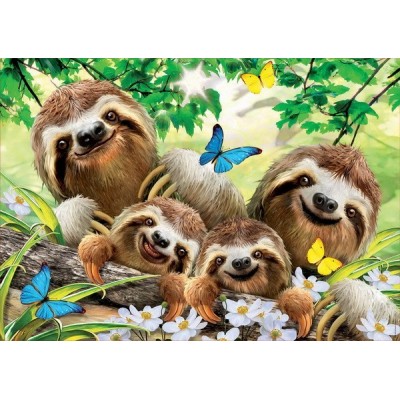 Sloth family Selfie, Educa Puzzle 500 pcs
