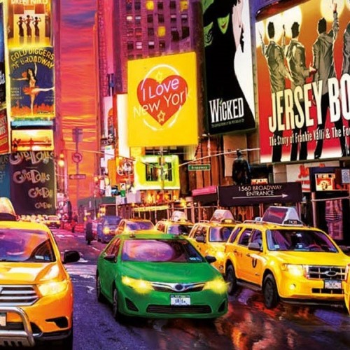 Times Square - New York, 1000 darabos Educa Neon puzzle