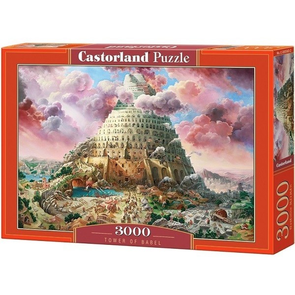 Bábel tornya, 3000 darabos Castorland puzzle
