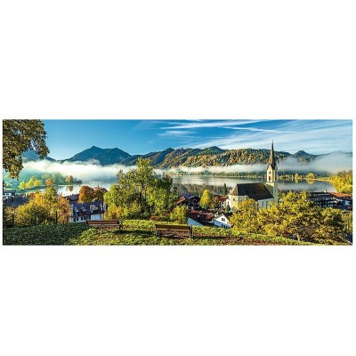 By the Schliersee lake, Trefl panorama Puzzle, 1000 pcs