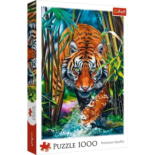 Tigris vadászat közben, 1000 darabos Trefl puzzle
