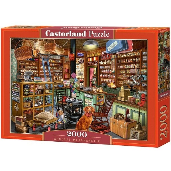 Vegyesbolt, 2000 darabos Castorland puzzle