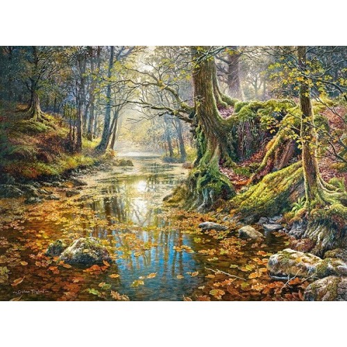 Őszi erdő, 2000 darabos Castorland puzzle