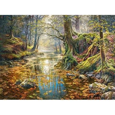 Őszi erdő, 2000 darabos Castorland puzzle