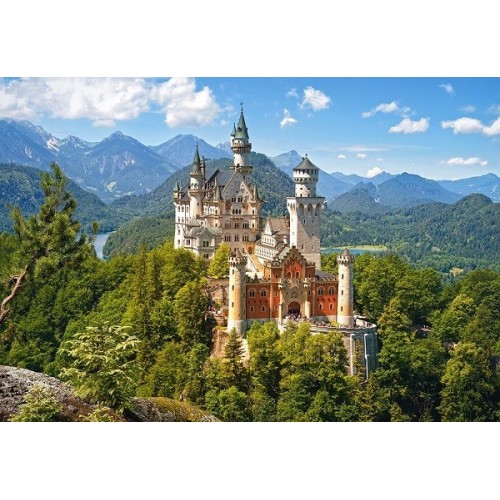View of the Neuschwanstein Castle - Germany, Castorland Puzzle 500 pcs