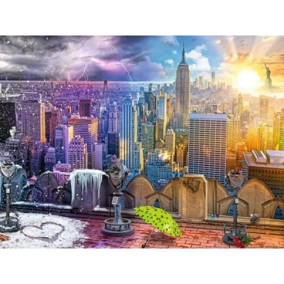 Seasons of New York, Ravensburger Jigsaw Puzzle 1500 pc