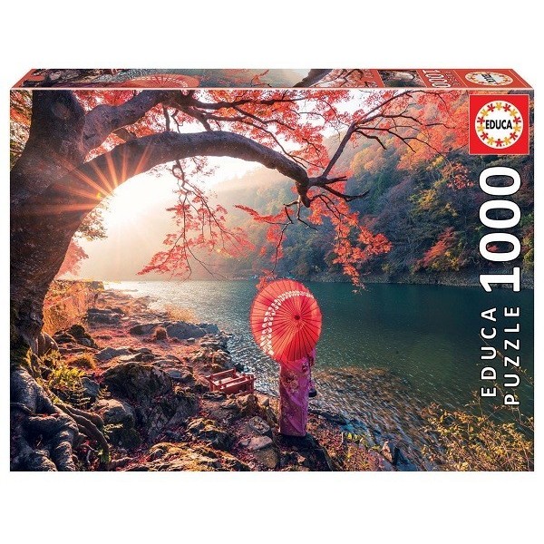 Napkelte a Katsura folyónál, 1000 darabos Educa puzzle