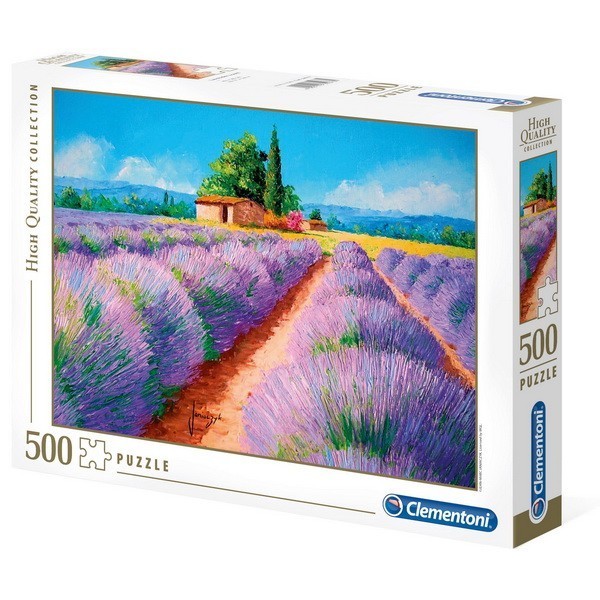 Lavender scent, Clementoni puzzle, 500 pcs