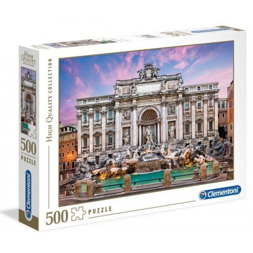 Trevi Fountain, Clementoni puzzle, 500 pcs