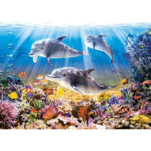 Delfinek, 500 darabos Castorland puzzle