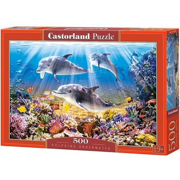 Delfinek, 500 darabos Castorland puzzle