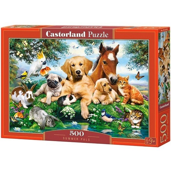 Vakációzó cimborák, 500 darabos Castorland puzzle