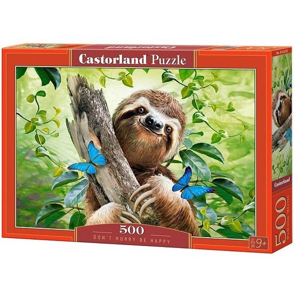 Ne rohanj - légy boldog, 500 darabos Castorland puzzle