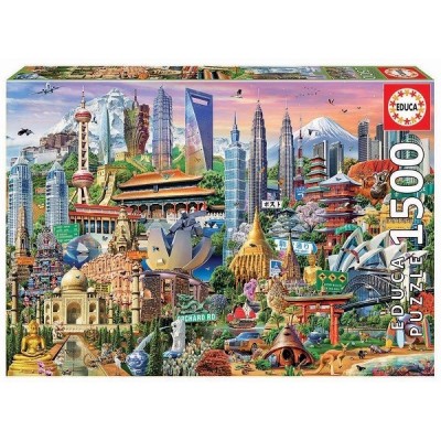 Asia Landmarks, Educa Puzzle 1500 pc