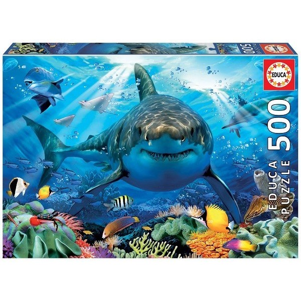 Great White Shark, Educa Puzzle 500 pcs